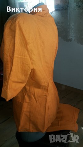 Готин портокалов костюм, снимка 3 - Сака - 28794671