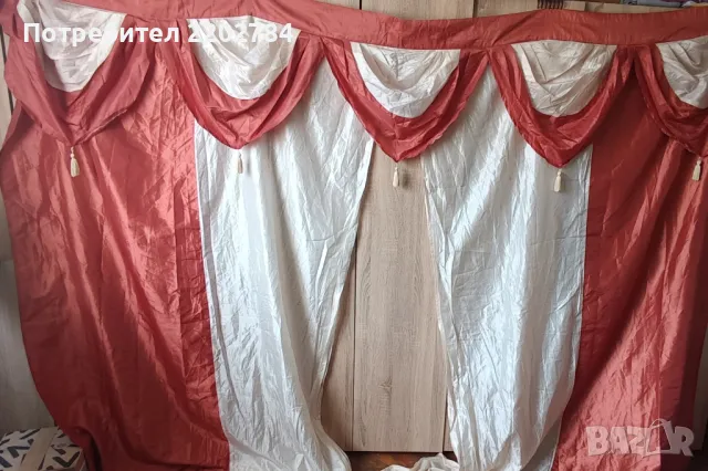 Перде с драперия с перли и мъниста , снимка 13 - Пердета и завеси - 41348777