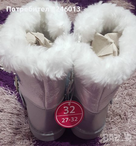 Нови Ботуши "Елза и Ана"-32 номер, снимка 4 - Детски боти и ботуши - 43518341
