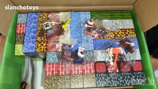 Комплект магнитни кубчета Minecraft, магнитни тухлички, минерален парк, 200,100,50бр., снимка 2 - Конструктори - 53090654