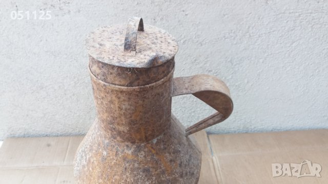 възрожденски метален гюм, съд за мляко - 12 литров , снимка 3 - Антикварни и старинни предмети - 39146725
