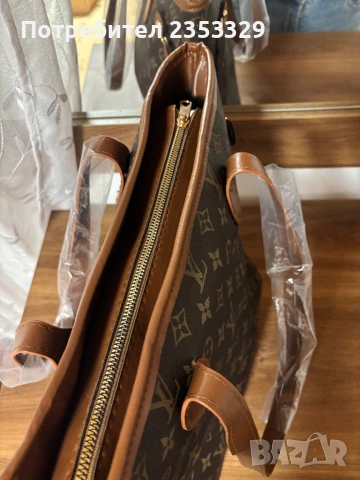 Дамска чанта Louis Vuitton Neverfull, снимка 4 - Чанти - 53488437