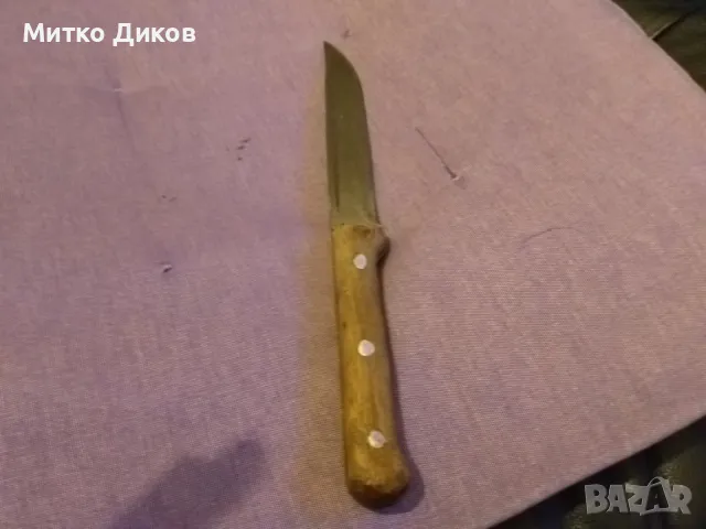 Стар нож от соца за дране 266мм на 1550мм острие, снимка 2 - Ножове - 48227872