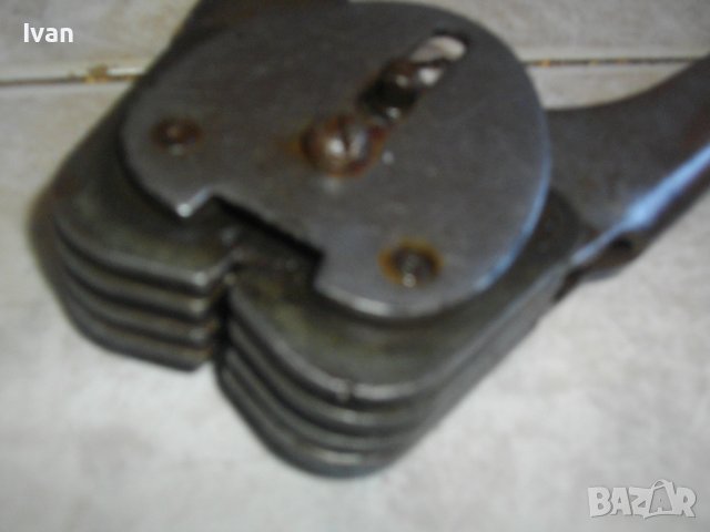 Нови Немски Чембер Клещи За Метални Ленти/Ползвани Български Соц Чембер Клещи За Метални Ленти, снимка 12 - Клещи - 40191239