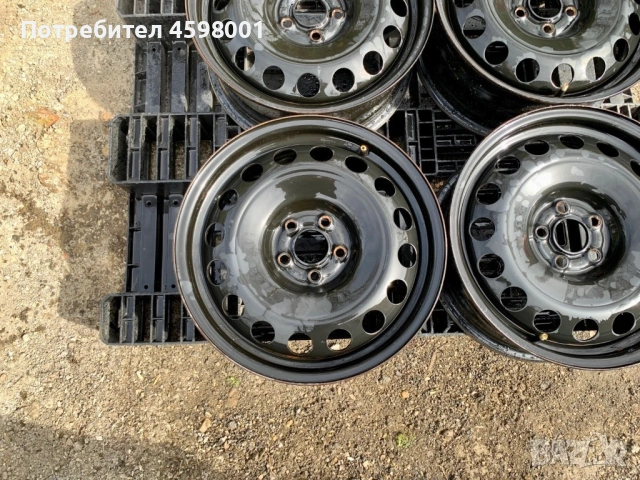 4бр.Оригинални железни джанти 16цола ET50 5x112 за Vw,Audi,Seat,Skodа, снимка 5 - Гуми и джанти - 53061607