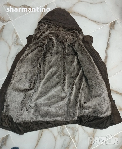 Кожено палто Conbipel XL - 45 лв, снимка 2 - Якета - 52912647