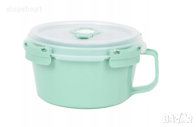 КУПА ЗА ОБЯД ЗА СУПА, подходяща за микровълнова фурна, НЕ ПРОПУСКАТЕЛНА, 850 мл, снимка 2 - Кутии за храна - 53285629