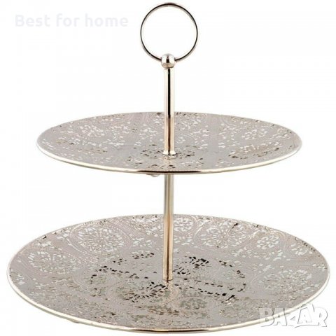 Метално плато с две нива