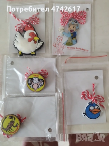 Мартеници- ръчна изработка, снимка 3 - Български сувенири - 53536479