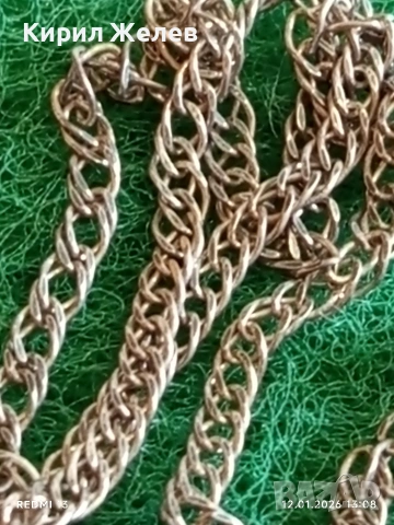 Сребърна верижка плетка тип ЖИТЕН КЛАС много красив стилен дизайн 52729, снимка 7 - Колиета, медальони, синджири - 53071898