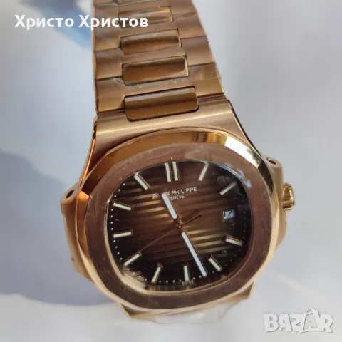 Мъжки луксозен часовник Patek Philippe 
Nautilus 5711/1R-001 ROSE GOLD , снимка 4 - Мъжки - 47337855