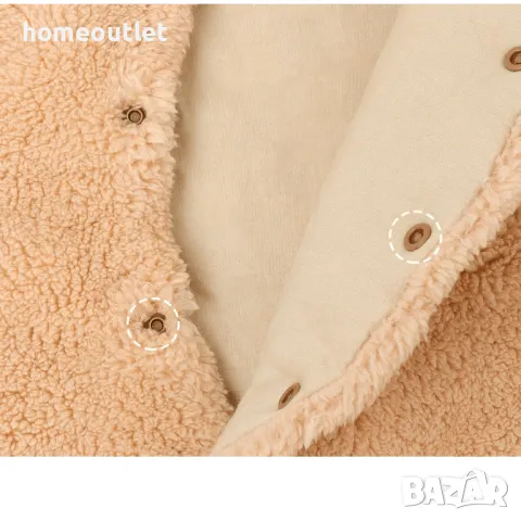 Бебешки пухкав космонавт в бежово 9-12м, VINE BABY/PONY MIYA, снимка 5 - Комплекти за бебе - 48406569