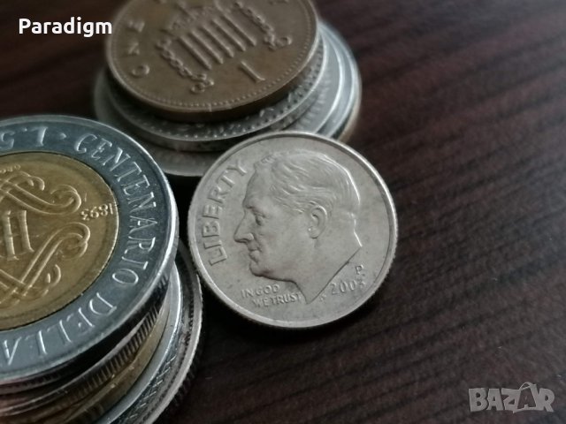 Монета - САЩ - 1 дайм | 2003г., снимка 2 - Нумизматика и бонистика - 34638571