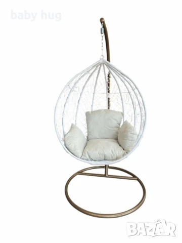 Градинска люлка с възглавници, снимка 2 - Градински мебели, декорация  - 51034035