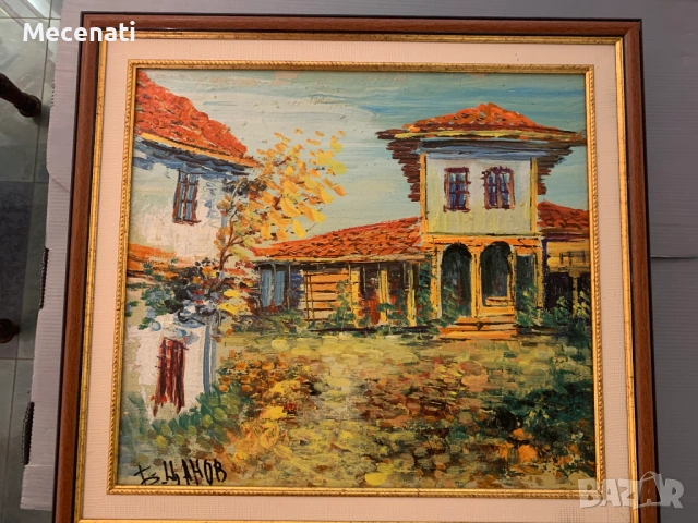 БОРИСЛАВ ЦАНОВ масло/платно пейзаж , снимка 2 - Картини - 53122780