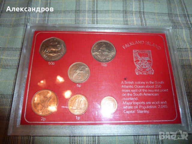 Стари монети от Фолкландските острови, снимка 1 - Нумизматика и бонистика - 43329420