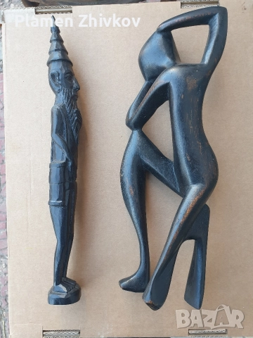 Африкански пластики от дърво, снимка 3 - Антикварни и старинни предмети - 52708753