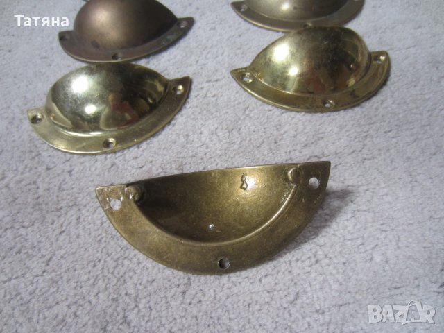 дръжки за мебели - състарен месинг  и керамика и н осачи за рафтове за, снимка 4 - Шкафове - 28891572