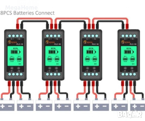 Еквалайзер/Изравнител за Батерии Mazava PLC-10, Соларни системи, снимка 4 - Друга електроника - 53291373
