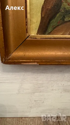 Стара картина, 1968г– масло, платно, подписана., снимка 6 - Картини - 48004995