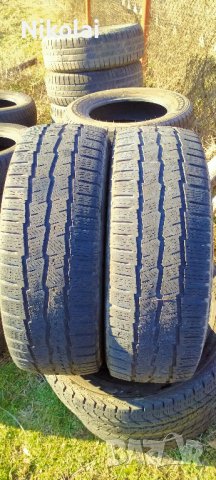 2бр зимни гуми за микробус 225/65R16 Michelin, снимка 1 - Гуми и джанти - 44051411