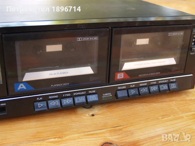 Двоен касетъчен дек  Sherwood CD 345, снимка 4 - Декове - 50927387