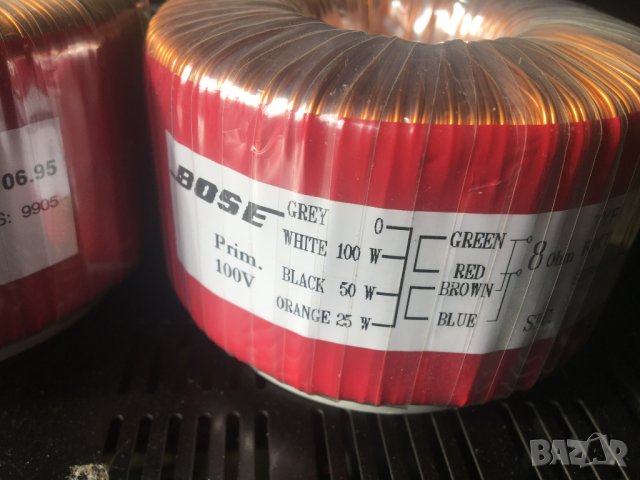 BOSE Torodial Transformer Transformator 100V 8 OHM RKT 106.95, снимка 2 - Други - 32745856