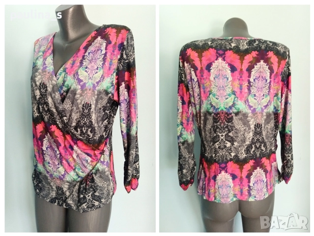 Три различни броя / Маркова блуза тип туника с прилеп ръкав и прихлупване , снимка 13 - Туники - 30502427