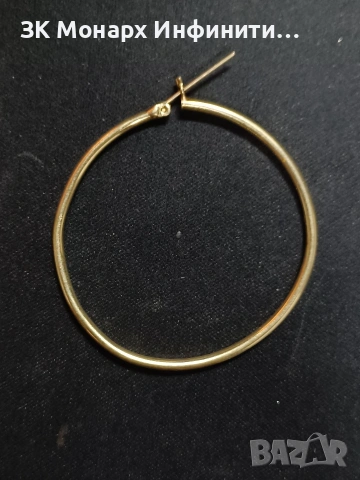 Златна обеца , снимка 2 - Обеци - 53554227