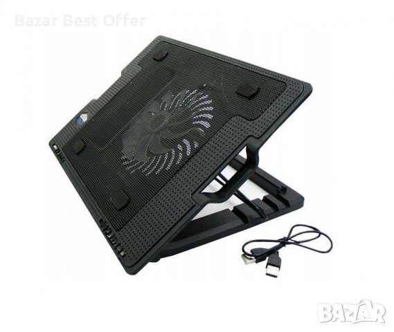 Охладителна подложка за лаптоп с високо повдигане COOLERPAD, снимка 3 - Лаптоп аксесоари - 33274542