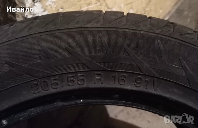 Продавам 2 броя летни гуми 205.55.16 на 1 сезон дот 2019 Maloya , снимка 3 - Гуми и джанти - 53003564