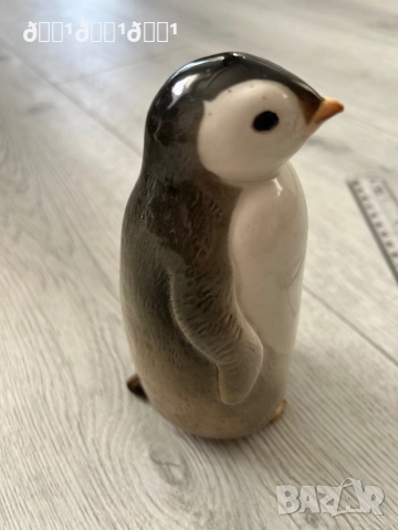 Старинен съветски порцеланов пингвин ЛФЗ , снимка 5 - Антикварни и старинни предмети - 52837190