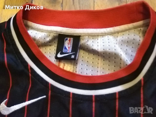 Майкъл Джордан №23 Чикаго Булс НБА баскетболна тениска отлична размер Л и М, снимка 14 - Баскетбол - 46128228