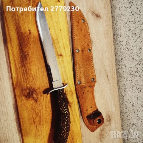 Ловен нож касапски от Едно време!, снимка 5 - Антикварни и старинни предмети - 50850541