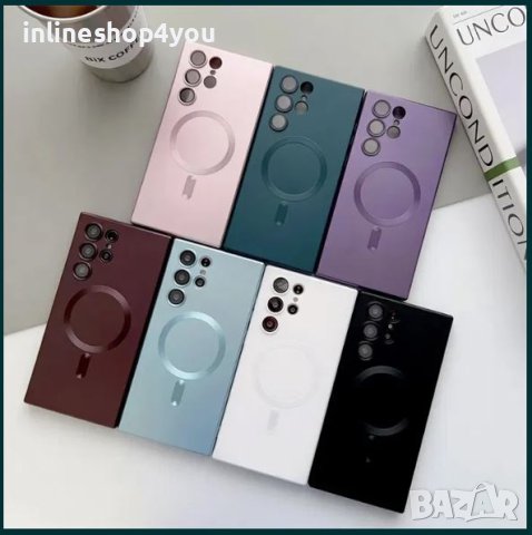 Матов Силиконов MAGSAFE Кейс за Samsung Galaxy S22 / S23 / Ultra