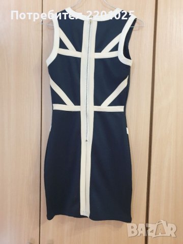 Черна бандажна рокля, снимка 2 - Рокли - 37120284