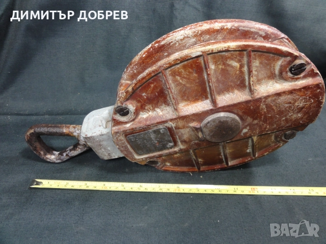 СТАРА РЕТРО КОРАБНА ТАКЕЛАЖНА МАКАРА РОЛКОВ БЛОК ЗА ВЪЖЕ ТЕКСТОЛИТ, снимка 7 - Антикварни и старинни предмети - 52249073