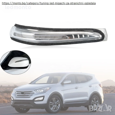 Мигачи за Огледала за Hyundai Santa Fe Seat 2013–2018 monto.bg, снимка 2 - Части - 52055639