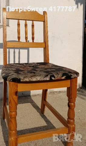 Тапицирани столове от чам, снимка 3 - Столове - 51040781