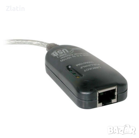 USB към Ethernet мрежов адаптер 10/100 Mbps, снимка 2 - Мрежови адаптери - 52336197
