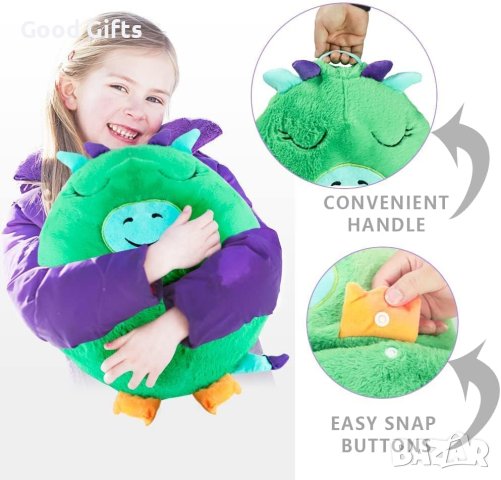 2в1 Детски спален чувал HAPPY NAPPERS , Динозавър, снимка 6 - Спални чували за бебета и деца - 43389724