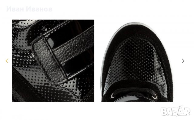 Спортно-елегантни обувки на платформа -  ARMANI JEANS, снимка 4 - Други - 34874590