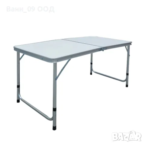 Сгъваема къмпинг маса с регулируема височина , снимка 2 - Градински мебели, декорация  - 50247684