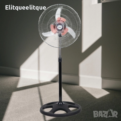 Вентилатор Rosberg, 60W, 46см., с двойна перка, снимка 3 - Вентилатори - 52175049