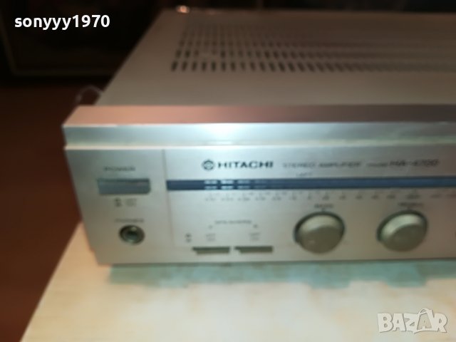 ПОРЪЧАН-HITACHI HA-4700 STEREO AMPLIFIER-MADE IN JAPAN 1506221909, снимка 6 - Ресийвъри, усилватели, смесителни пултове - 37098261