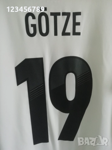 Germany Gotze Adidas оригинална нова тениска фланелка Германия Гьотце размер М, снимка 3 - Тениски - 51488901