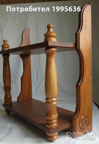 Дървена полица , снимка 3 - Декорация за дома - 28920512