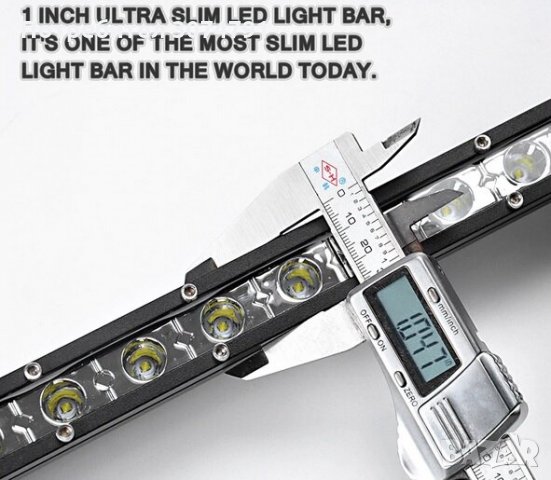 LED bar Прав Лед бар 81 см, 12V/24V, 150W за камиони, джипове и други, снимка 3 - Аксесоари и консумативи - 32943751