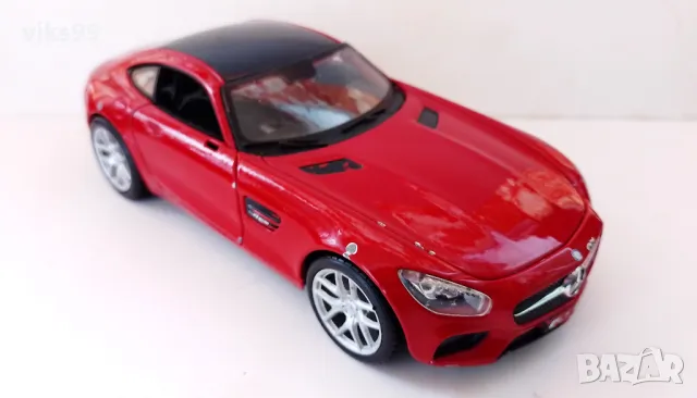 Mercedes-Benz AMG GT Maisto - Мащаб 1:24, снимка 6 - Колекции - 47679873