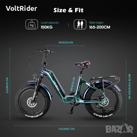 Карбоново електрическо колело FAFREES F20 Master 690W 48V 22.5Ah, снимка 11 - Велосипеди - 48407897